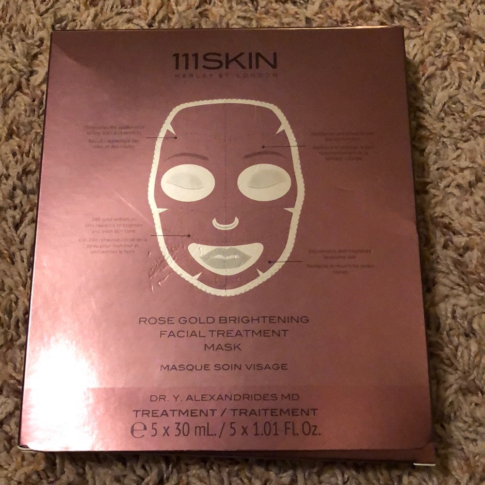 111Skin Rose Gold Brightening Facial Mask